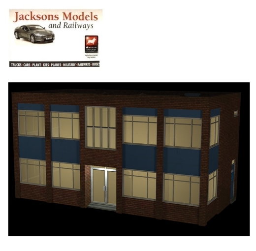 Bachmann 44-0085 Office Building with Lights OO Gauge Building 