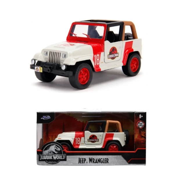 Jada Toys 253252019 Jurassic Park Jeep Wrangler 1:32 Scale - Jacksons  Models & Railways