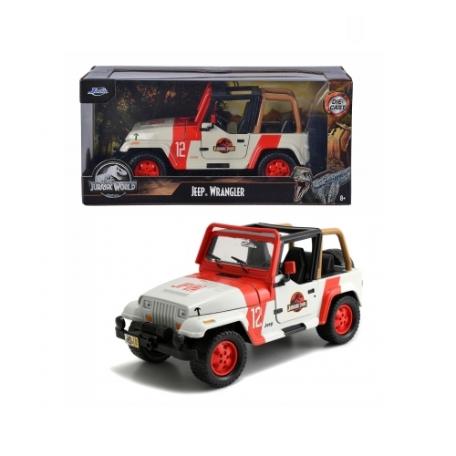 Jada Toys 253253005 Jurassic Park Jeep Wrangler 1:24 Scale - Jacksons  Models & Railways