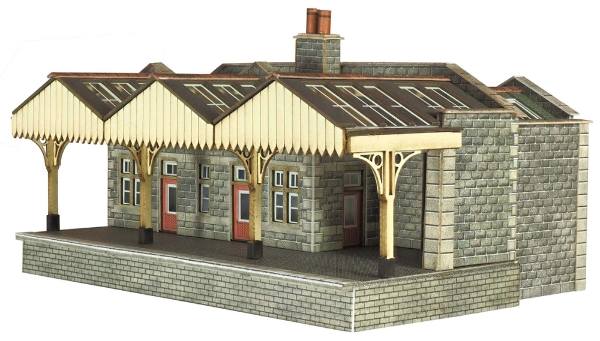 PN153 Metcalfe N Gauge Scale Model Railway Village School Card Building Kit Set