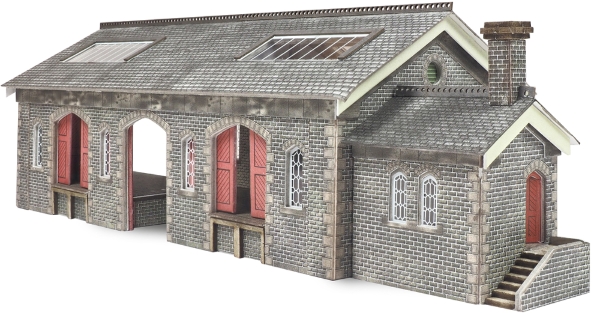 PN153 Metcalfe N Gauge Scale Model Railway Village School Card Building Kit Set