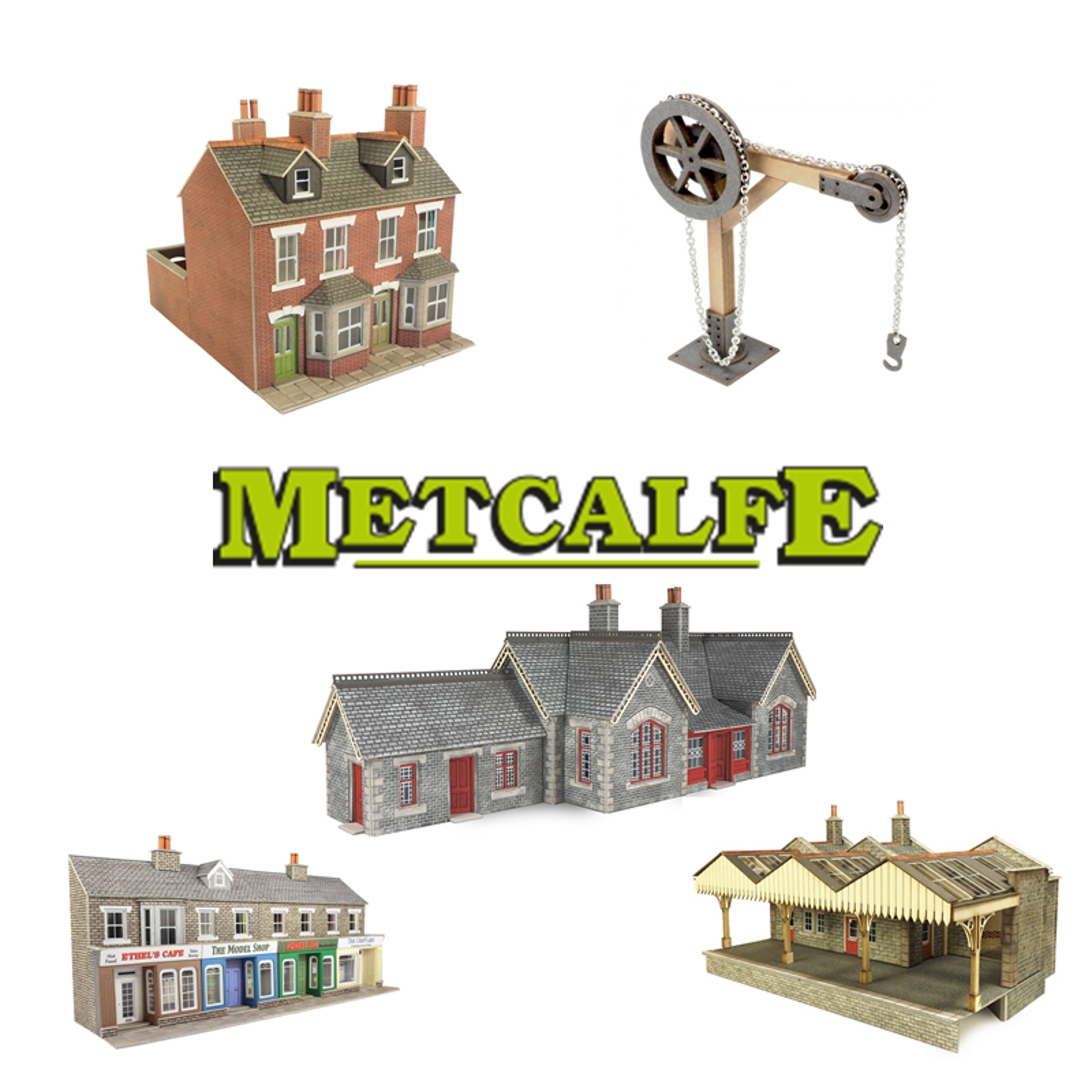 Free UHU Glue Metcalfe Kits OO Gauge PO267 Town End Cottage 