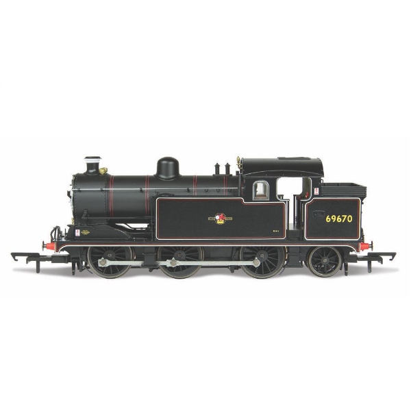 Oxford Rail OR76N7004 OO Gauge LNER N7 0-6-2 Tank No.69670 BR Black Late Crest 
