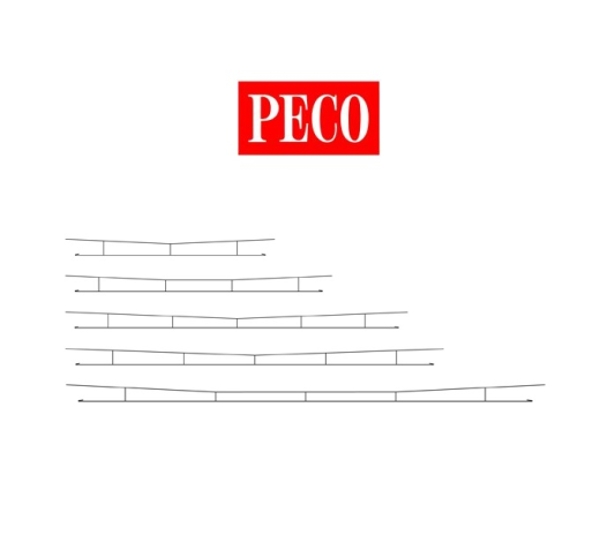 LC-151 Peco OO/HO Gauge Catenary Contact Wires  5 X 260MM In Pack 