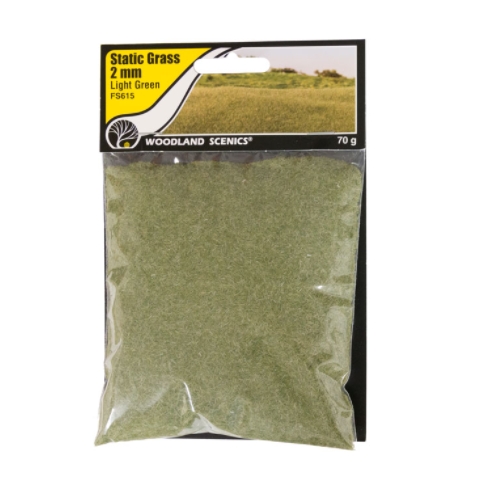 Woodland Scenics 2mm Static Grass Straw Green FS616 
